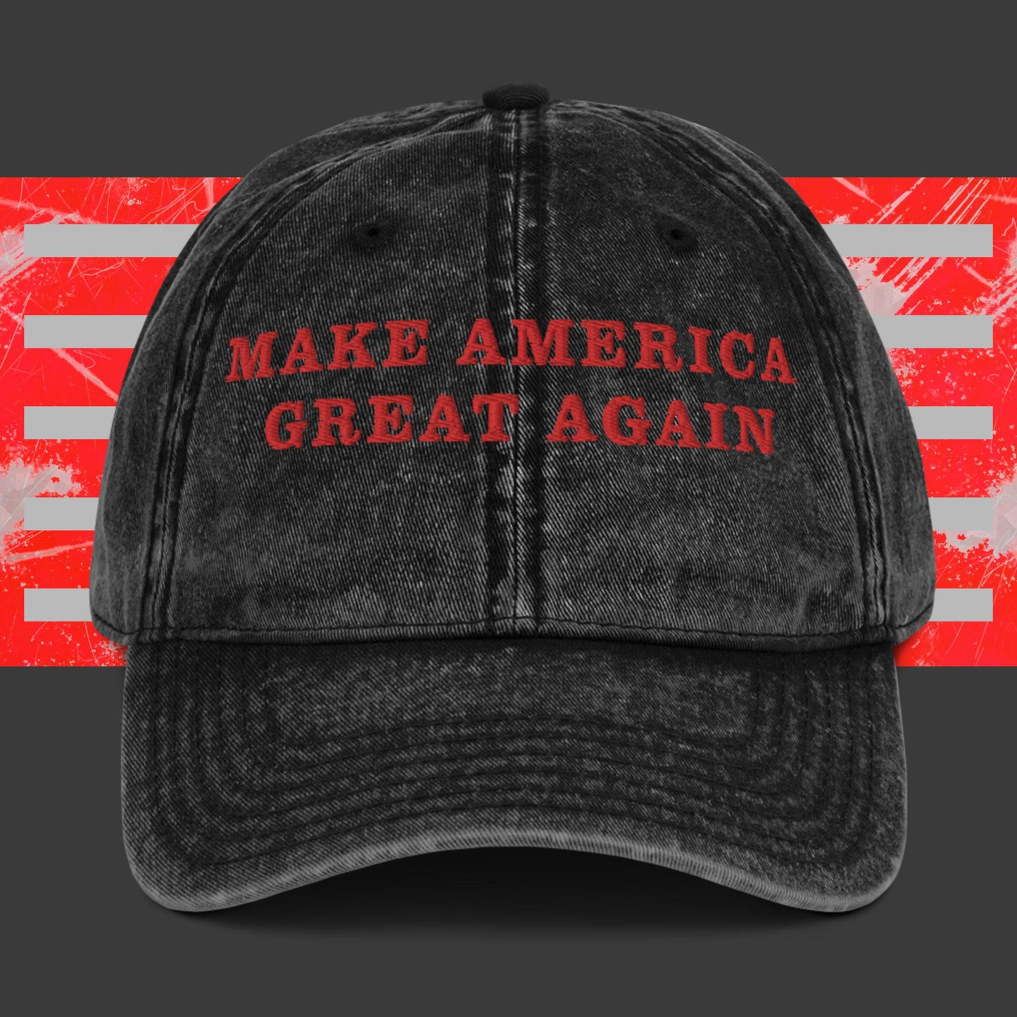 MAGA Denim Cap