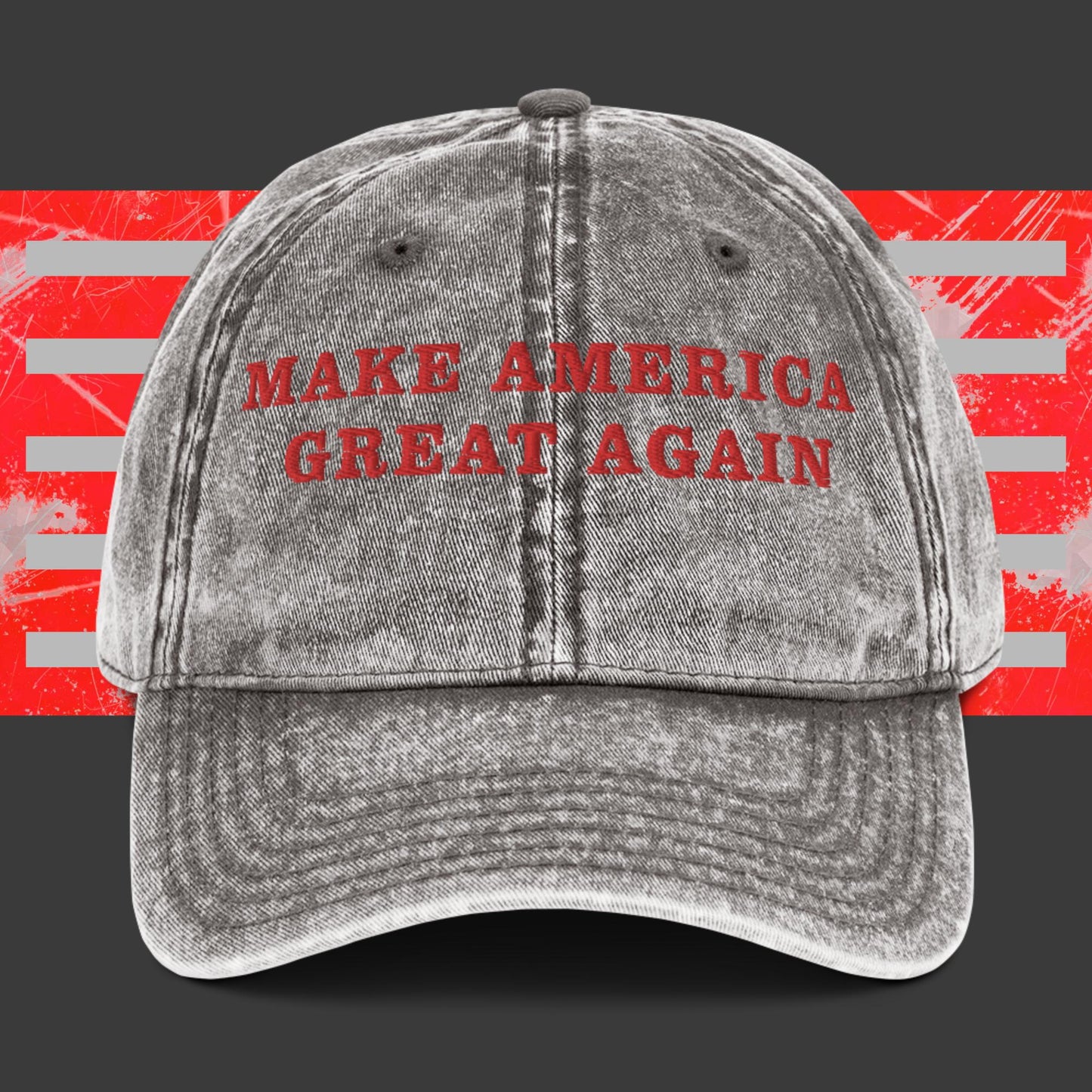 MAGA Denim Cap