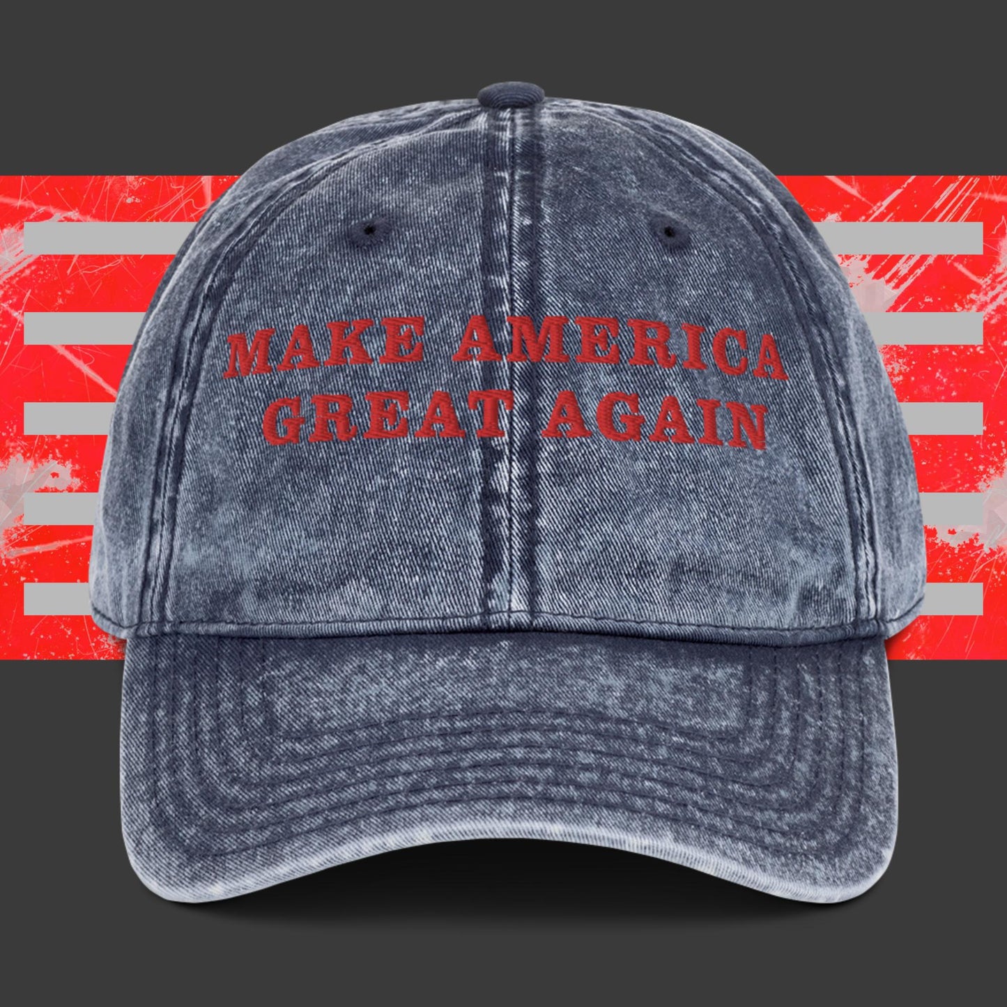 MAGA Denim Cap