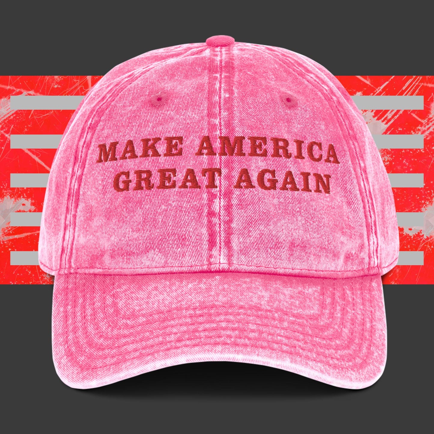 MAGA Denim Cap