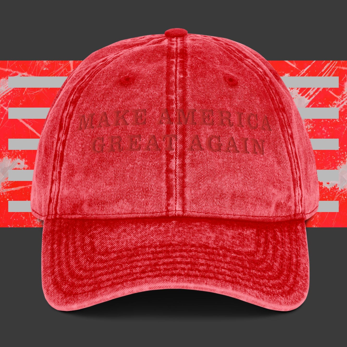 MAGA Denim Cap